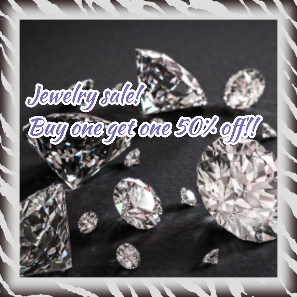 Jewelry sale! Buy one get one 50% off!